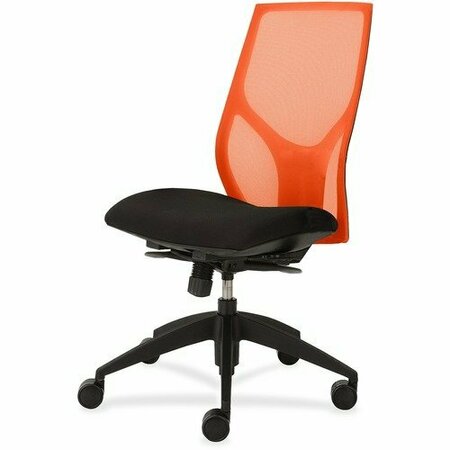 9TO5 SEATING Task Chair, Full Synchro, Armless, 25inx26inx39in-46in, OE/Onyx NTF1460Y300M701